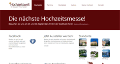 Desktop Screenshot of hochzeitswelt-info.de
