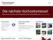 Tablet Screenshot of hochzeitswelt-info.de